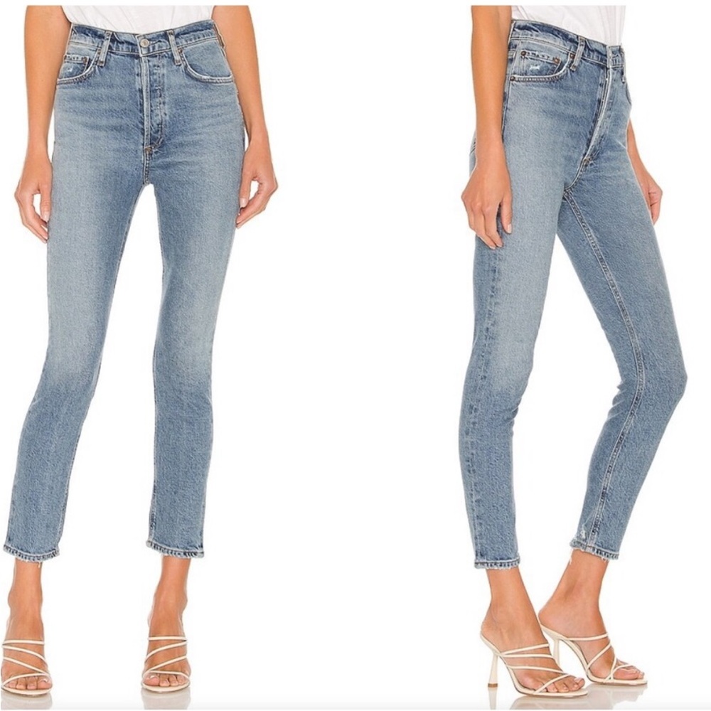 AGOLDE Free People Nico High-Rise Slim Fit Jeans 26